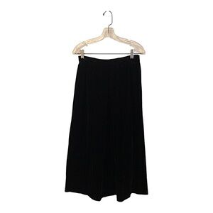 Vintage Nilani Black Velvet Maxi Skirt